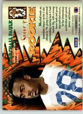 Marshall Faulk - 1994 Select - #200 - RC Football - Football Card Single