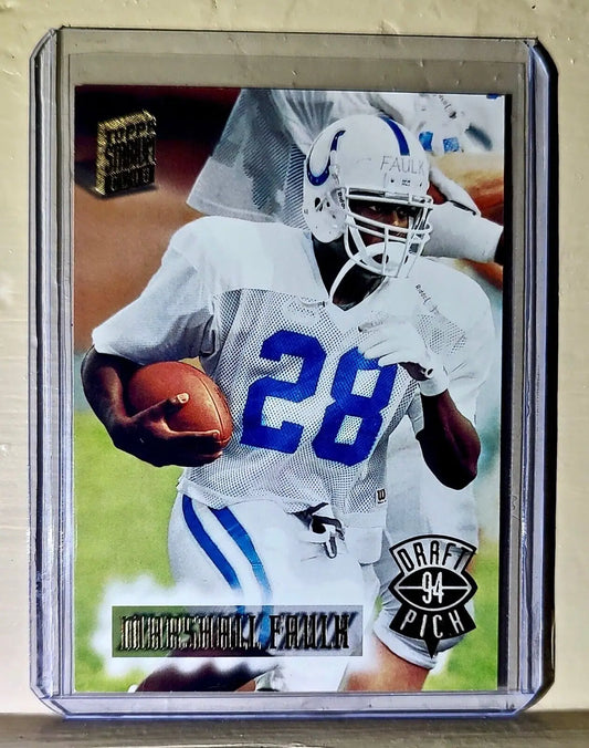 Marshall Faulk 1994 Topps Stadium Club Draft Pick Football #327 NFL Card Colts - Football Card Single