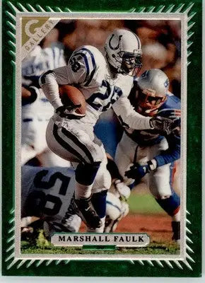 Marshall Faulk - 1997 Topps Gallery - #36 - Football - Football Card Single