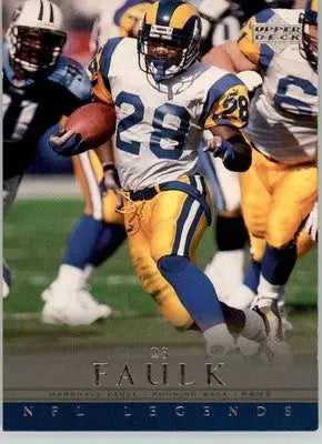Marshall Faulk - 2000 Upper Deck Legends - #78 - Football - Football Card Single