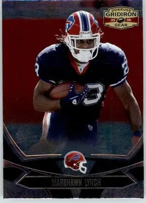 Marshawn Lynch - 2008 Donruss Gridiron Gear - #12 - Football - Football Card Single