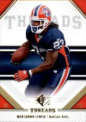 Marshawn Lynch - 2009 SP Threads - #69 - Football - Football Card Single