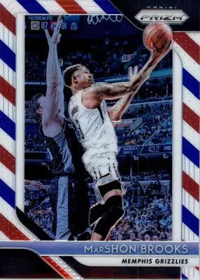 MarShon Brooks - 2018-19 Panini Prizm - #96 - Prizms Red White and Blue - Basketball Card Single