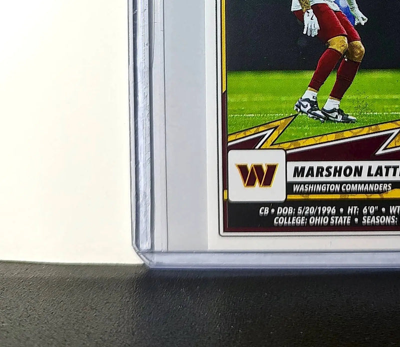 Marshon Lattimore 2025 Panini NFL #355 Sticker Commanders