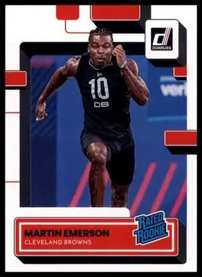 Martin Emerson Rookie 2022 Donruss #381 Cleveland Browns - Football Card Single