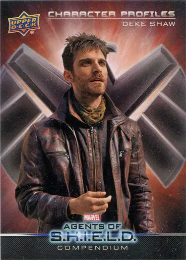 Marvel Agents of SHIELD Compendium Character Profiles Card CB-20 Deke Shaw - Marvel Card Single
