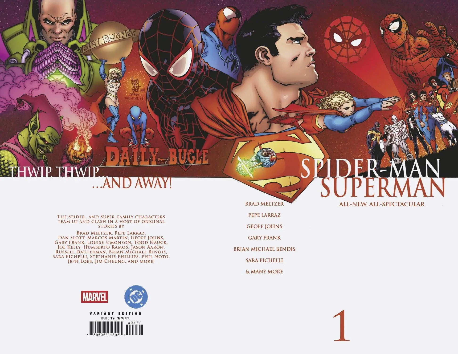Marvel/DC: Spider-Man/Superman #1 Giuseppe Camuncoli Homage Variant - Comic Book