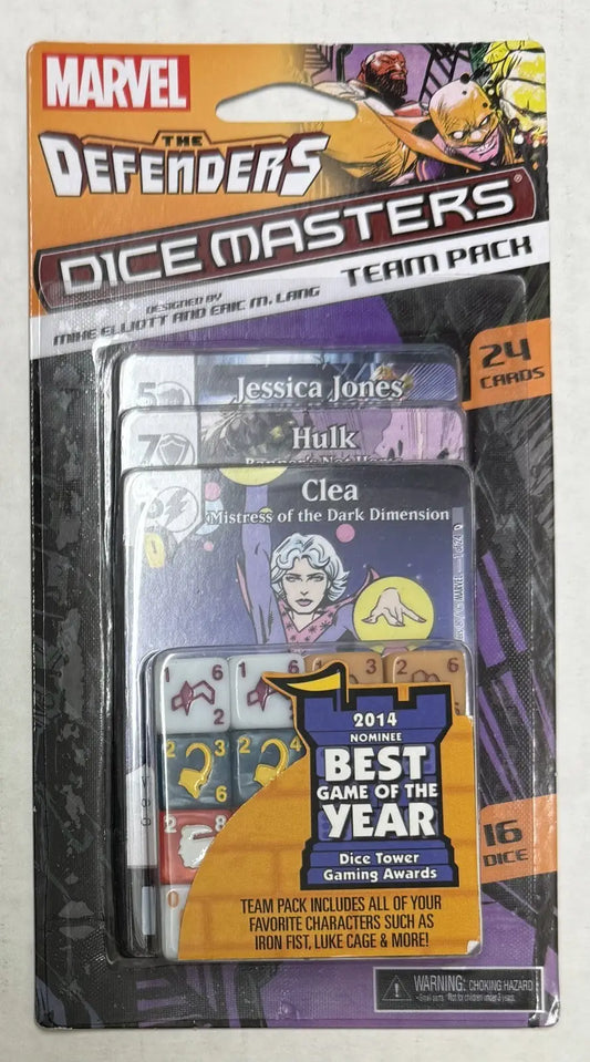 Marvel Dice Masters The Defenders Team Pack - Marvel Card Box