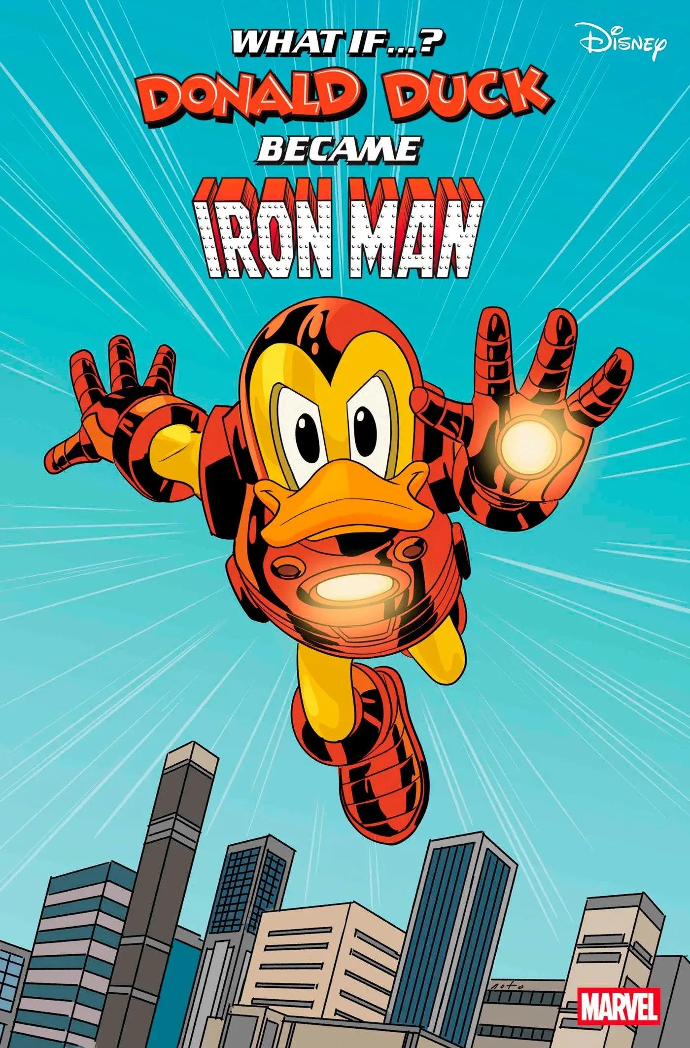 Marvel & Disney: What If...? Donald Duck Became Iron Man #1 Phil Noto Variant - Comic Book