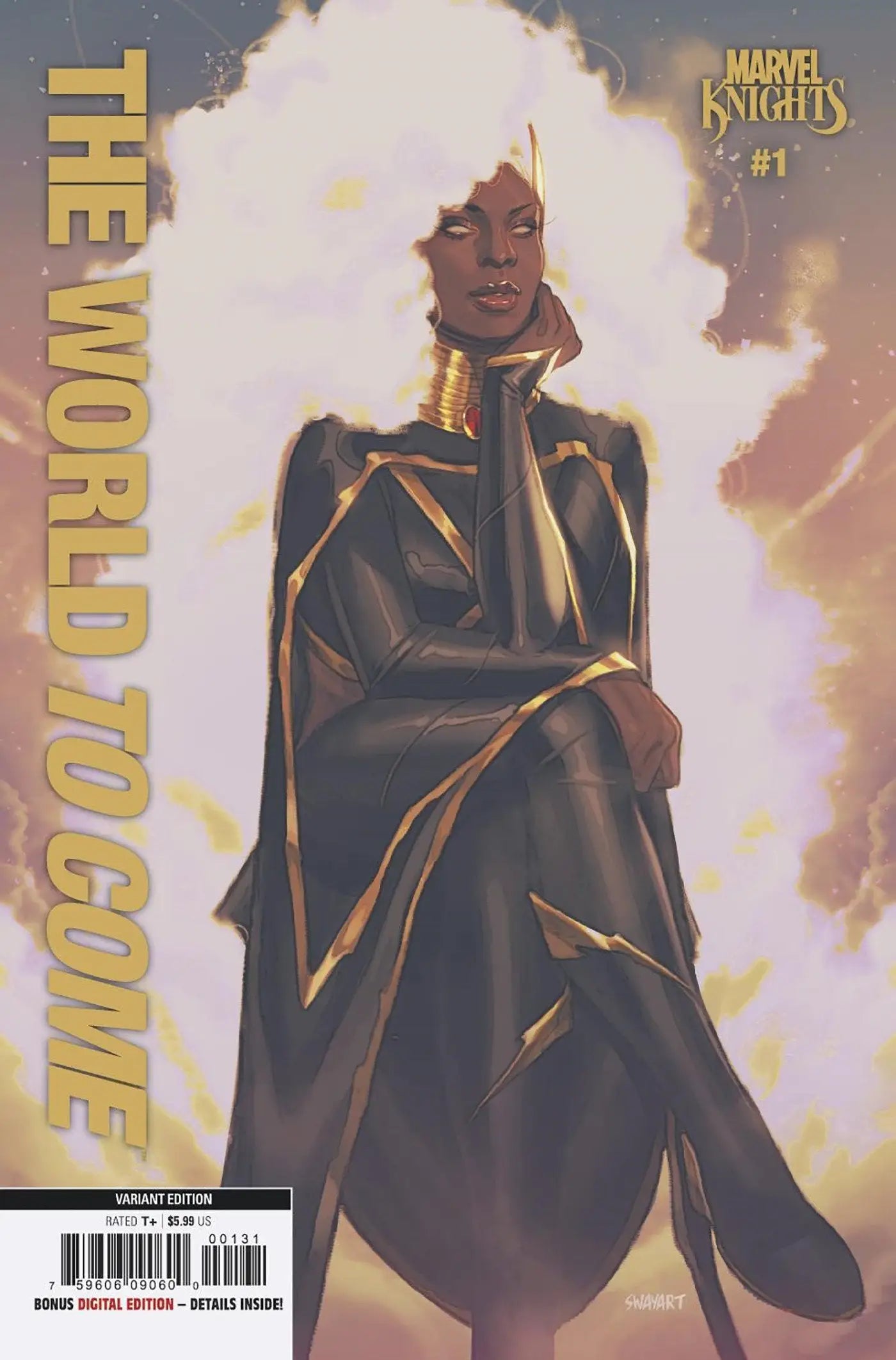 Marvel Knights comic book Marvel Universe Swaby Storm Variant featured in Marvel Knights series