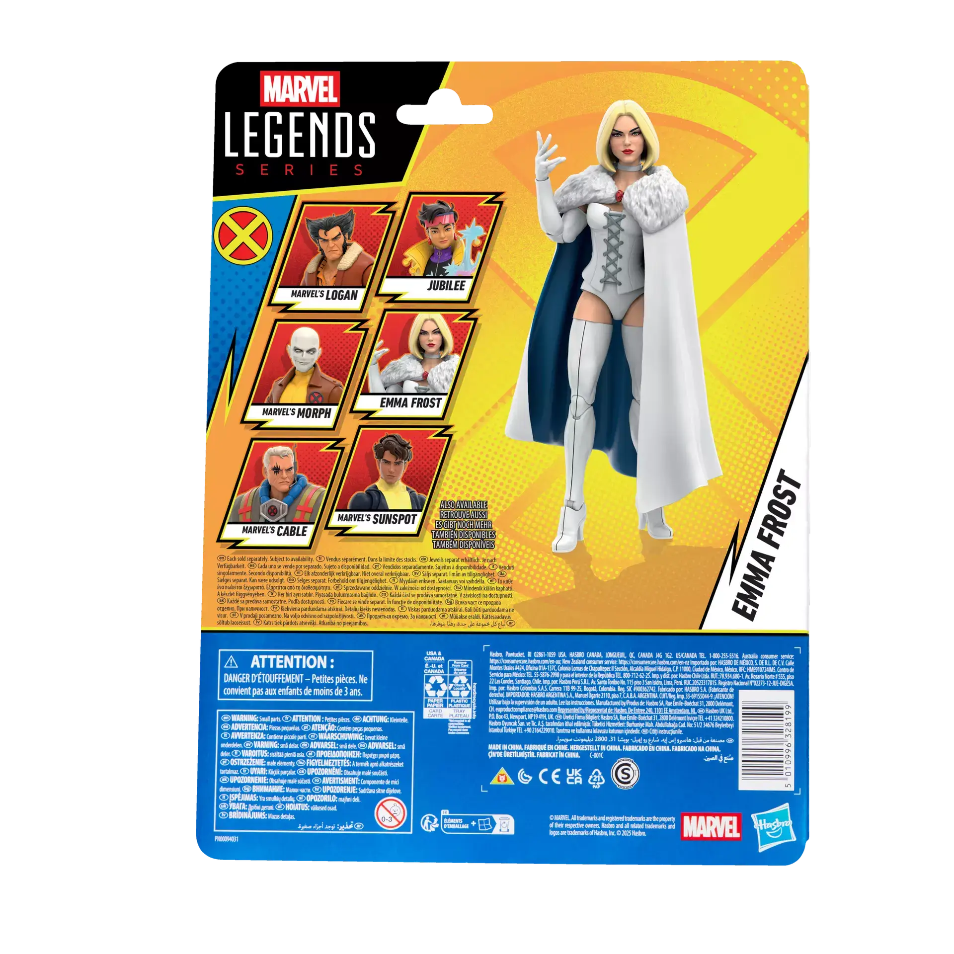 Marvel Legends: X-Men ’97 6’’ Action Figure - Emma Frost - Action Figure & Toy