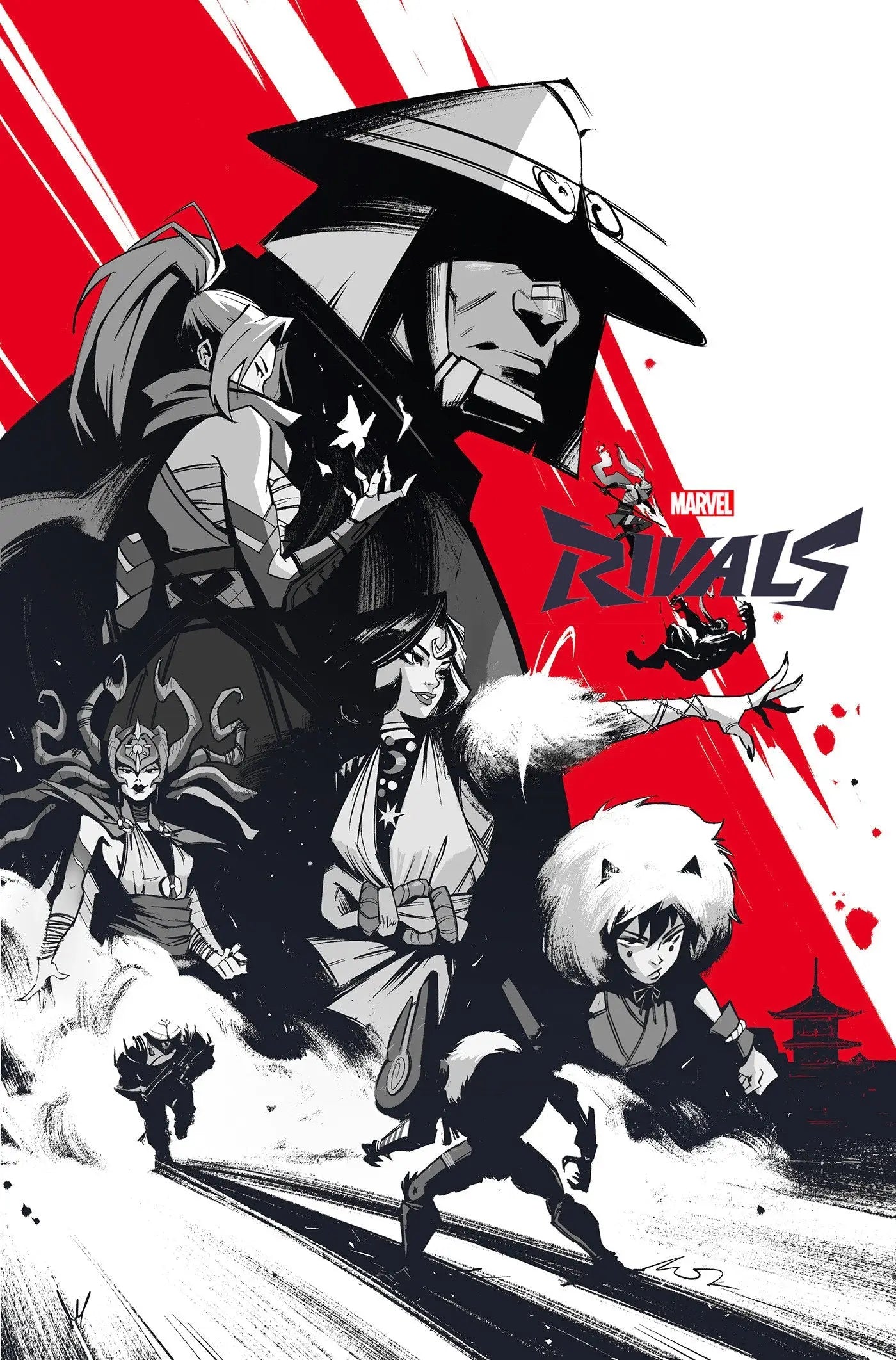 Marvel Rivals Ignite Nogi San Variant comic book cover featuring Marvel Rivals characters