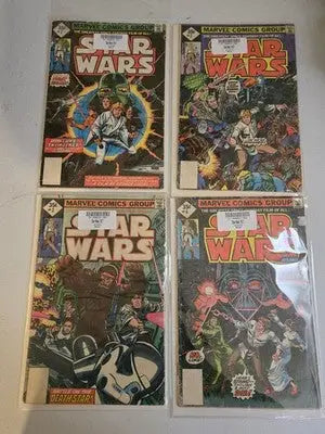 Marvel Star Wars Comic Lot Whittman Reprint #1-4 35c Vintage Classic Set - Comic Book