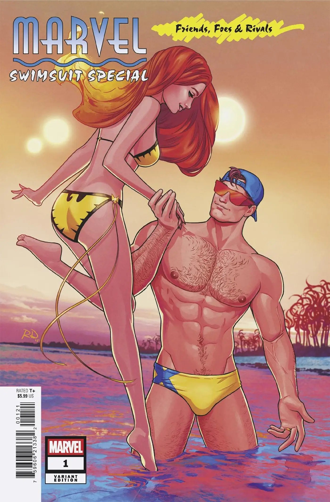 Marvel Swimsuit Special: Friends Foes & Rivals #1 Russell Dauterman Variant - Comic Book