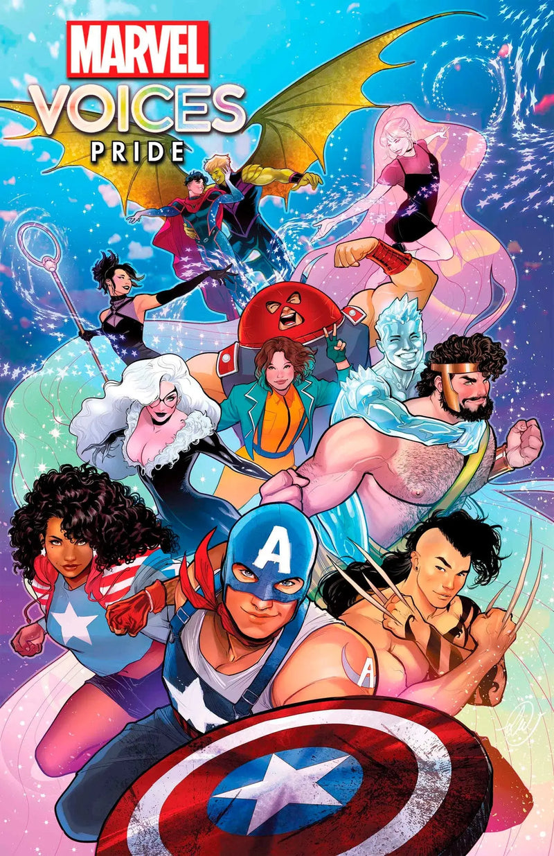 Marvel Voices Pride comic book cover for Marvel United Pride Special in Marvel United series