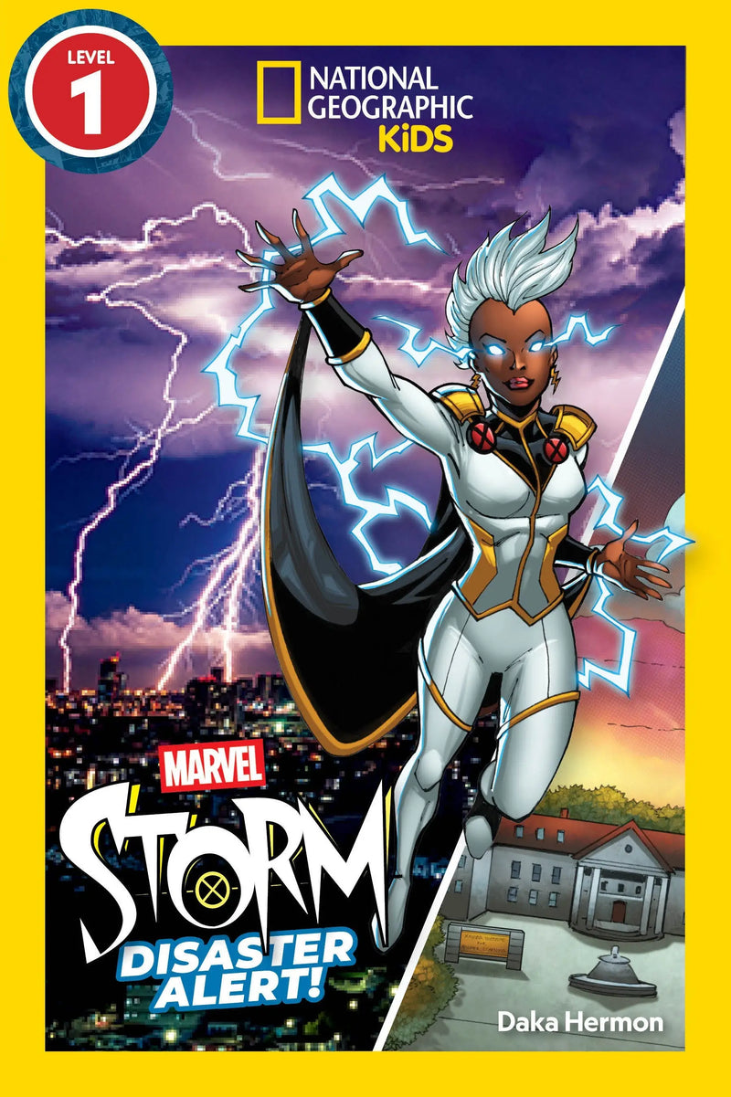 Storm disaster alert book cover from National Geographic Kids Readers series