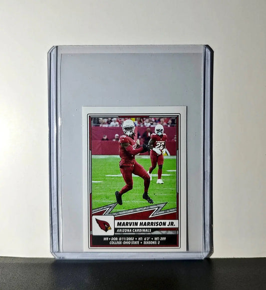 Marvin Harrison Jr. 2025 Panini NFL #490 Sticker Cardinals - Football Card Single
