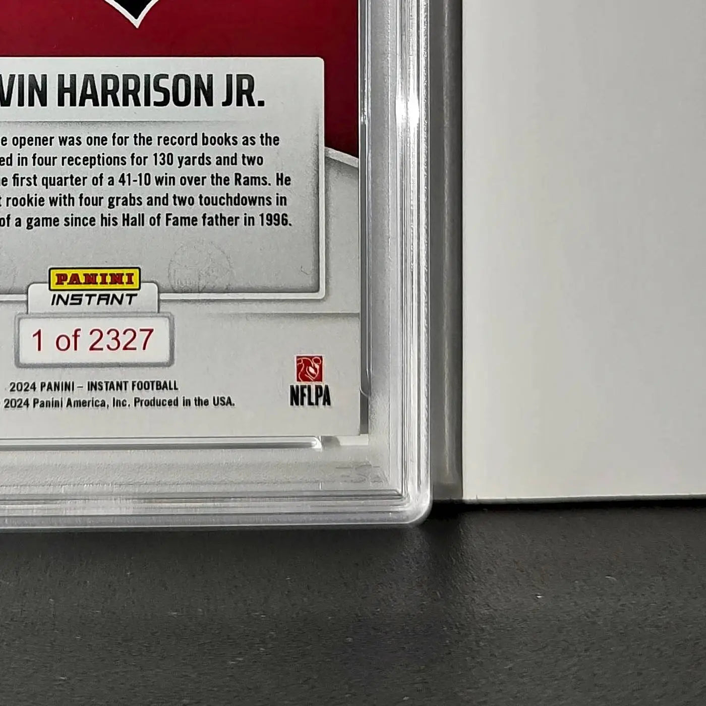 Marvin Harrison Jr. Rookie 2024 Panini Instant NFL #42 PSA 10 Gem Mint