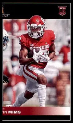 Marvin Mims 2023 Panini Chronicles Draft Picks Pinnacle #18 Oklahoma Sooners - Football Card Single