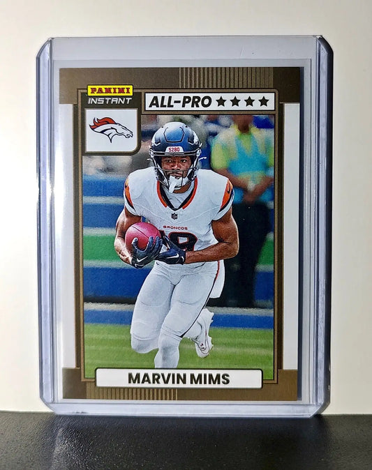 Marvin Mims 2024 All-Pro Panini NFL #28 Football Card Denver Broncos 1 of 101 - Football Card Single