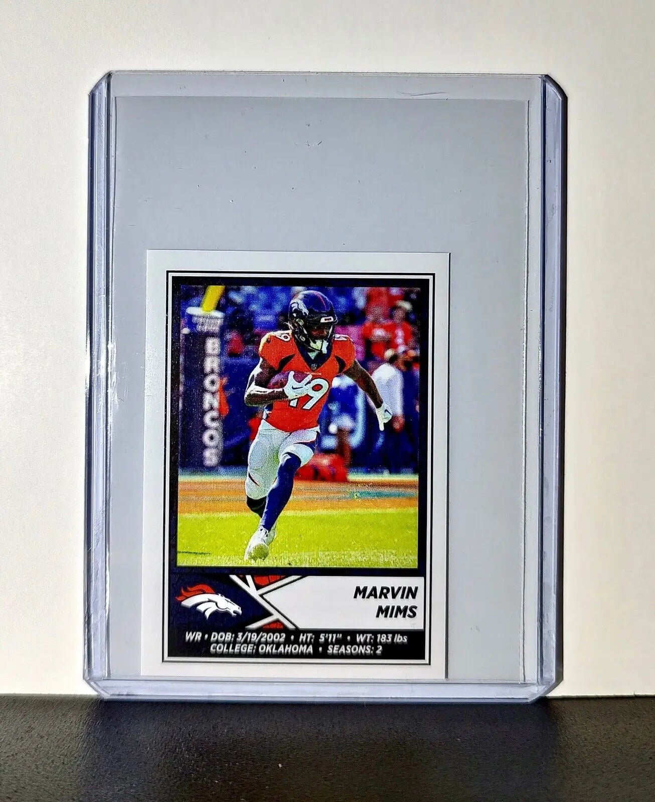 Marvin Mims 2024 Panini NFL Sticker #239 Denver Broncos