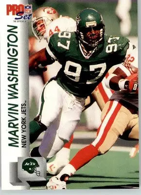 Marvin Washington - 1992 Pro Set - #607 - Football - Football Card Single