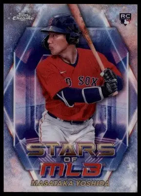 Masataka Yoshida 2023 Topps Stars of MLB Chrome #SMLBC-60 Boston Red Sox - Baseball Card Single