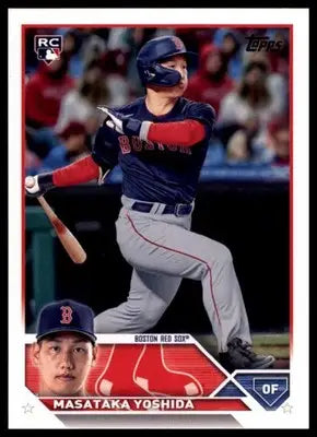Masataka Yoshida Rookie 2023 Topps #471 Boston Red Sox - Baseball Card Single