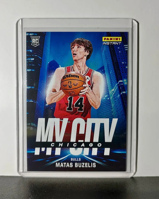 Matas Buzelis Rookie 2024-25 Panini MyCity NBA #27 Basketball Card Bulls 1/268 - Basketball Card Single