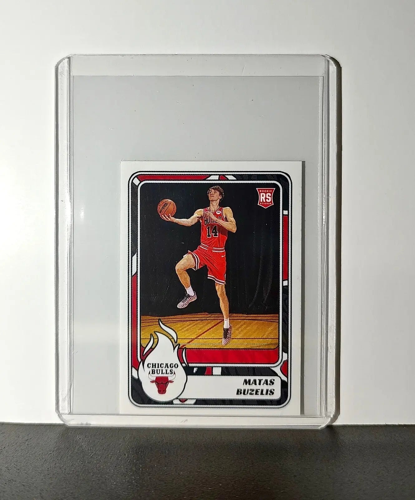 Matas Buzelis Rookie 2024-25 Panini NBA #161 Sticker Card Chicago Bulls - Basketball Card Single