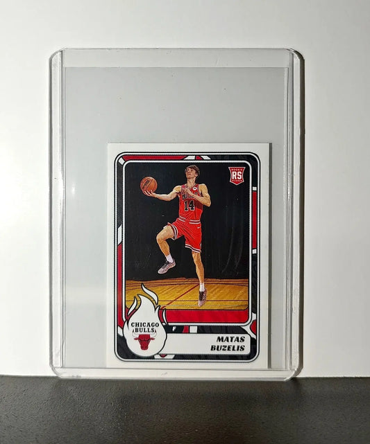 Matas Buzelis Rookie 2024-25 Panini NBA #161 Sticker Card Chicago Bulls - Basketball Card Single