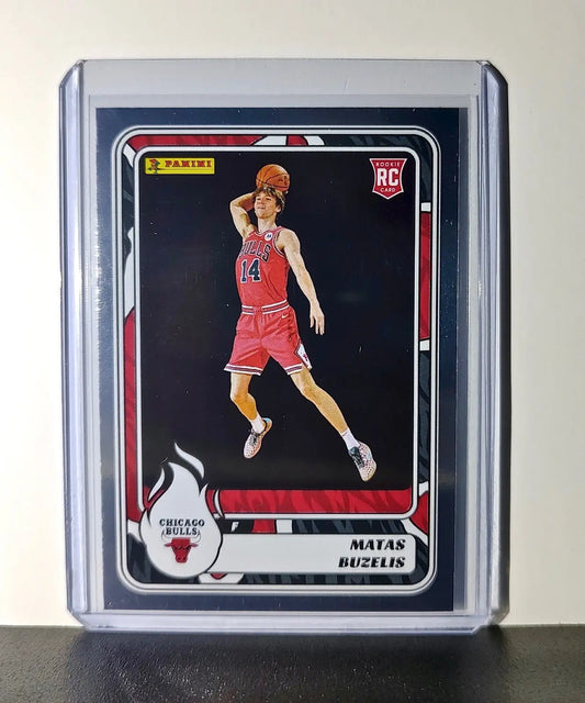 Matas Buzelis Rookie 2024-25 Panini NBA #73 Foil Sticker Card Chicago Bulls - Basketball Card Single