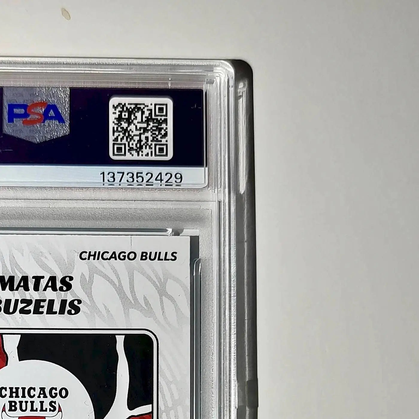 Matas Buzelis Rookie 2024-25 Panini NBA #73 Sticker 178/215 Blue Foil PSA 9 Mint