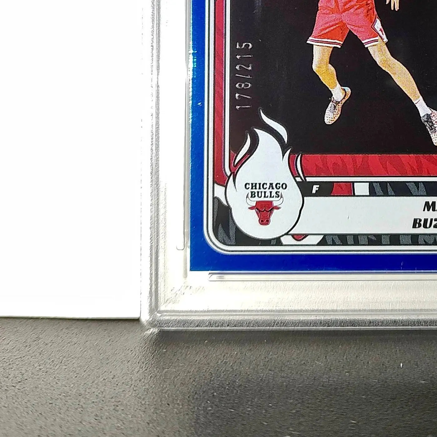 Matas Buzelis Rookie 2024-25 Panini NBA #73 Sticker 178/215 Blue Foil PSA 9 Mint