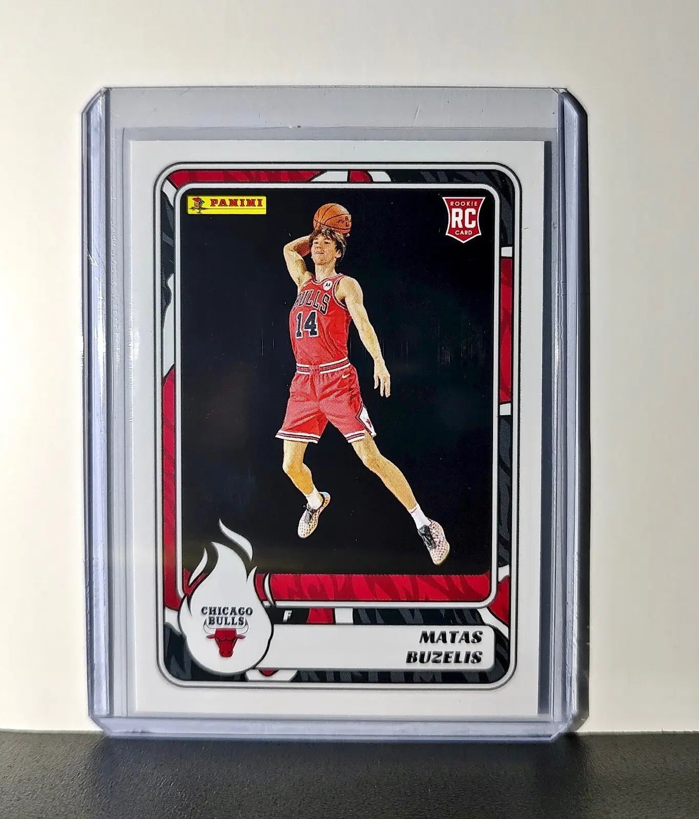 Matas Buzelis Rookie 2024-25 Panini NBA #73 Sticker Card Chicago Bulls
