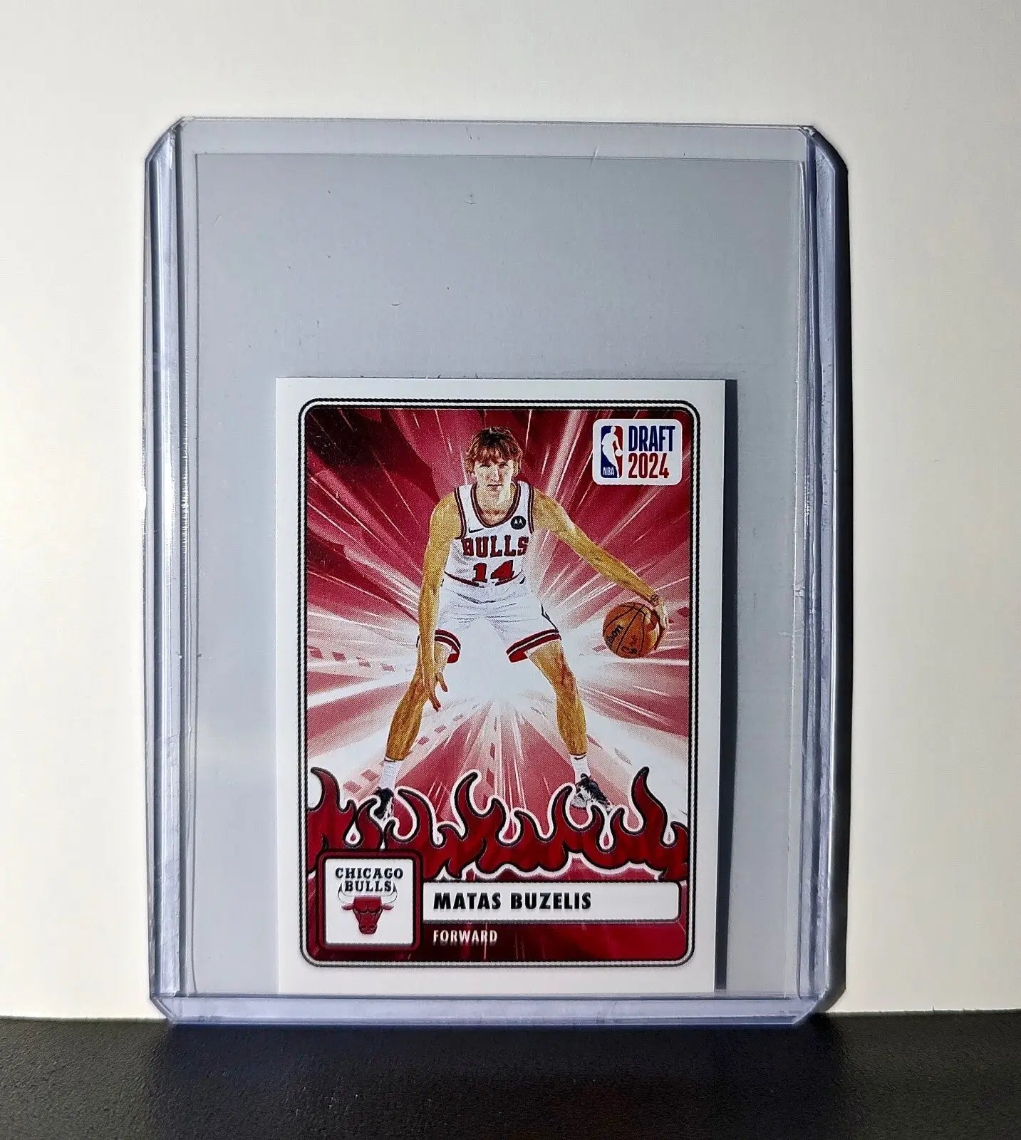 Matas Buzelis Rookie Draft 2024-25 Panini NBA #89 Sticker Card Chicago Bulls - Basketball Card Single