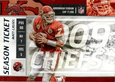 Matt Cassel - 2009 Playoff Contenders - #51 - Football - Football Card Single
