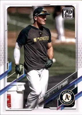 Matt Chapman 2021 Topps Photo Variation #3b Oakland Athletics - Baseball Card Single