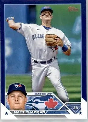 Matt Chapman - 2023 Topps - #260 - Royal Blue Baseball - Baseball Card Single