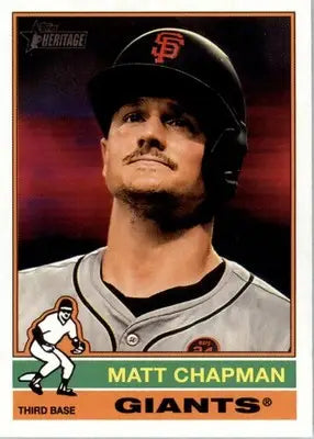 Matt Chapman - 2025 Topps Heritage - #214 - Baseball - Baseball Card Single
