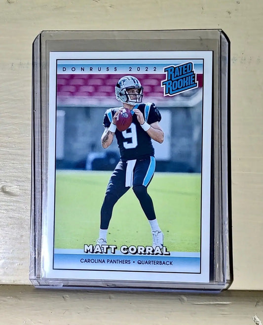 Matt Corral 2022 NFL Panini #28 Rated Rookie Retro Football Card 1/4094 - Football Card Single