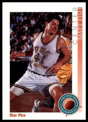 Matt Fish 1992 Star Pics #17 UNC Wilmington Seahawks - Basketball Card Single