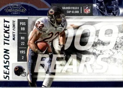 Matt Forte - 2009 Playoff Contenders - #20 - Football - Football Card Single