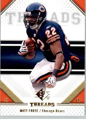 Matt Forte - 2009 SP Threads - #70 - Football - Football Card Single
