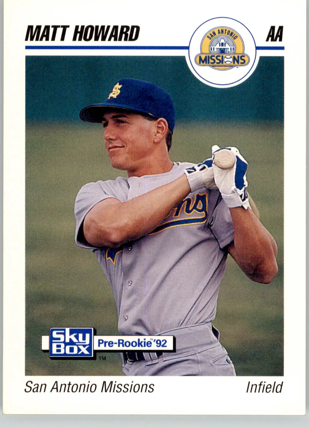 Matt Howard - 1992 SkyBox Team Sets AA - #567 - Baseball - Baseball Card Single