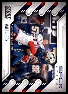 Matt Judon 2022 Score Sack Attack #SA-MJ New England Patriots - Football Card Single