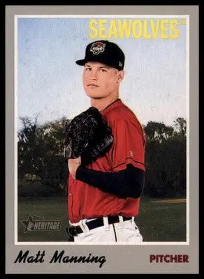 Matt Manning 2019 Topps Heritage Minor League #36 - Baseball Card Single