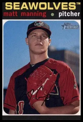 Matt Manning 2020 Topps Heritage Minor League #108 - Baseball Card Single