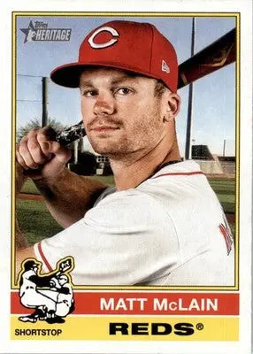 Matt McLain - 2025 Topps Heritage - #221 - Baseball - Baseball Card Single