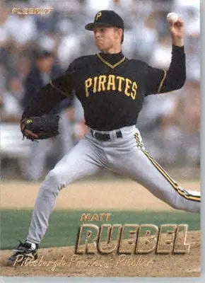 Matt Ruebel - 1997 Fleer - #435 - Baseball - Baseball Card Single